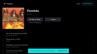 TIDAL: Listen to Firesticks on TIDAL