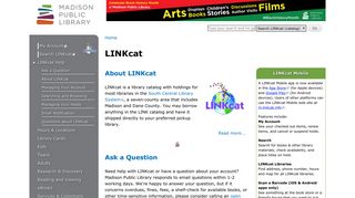 LINKcat | Madison Public Library