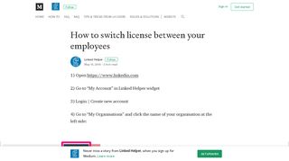 How to switch license between your employees – Linked Helper ...