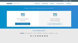 Sign in | LinkedIn Marketing Solutions - LinkedIn Business Solutions