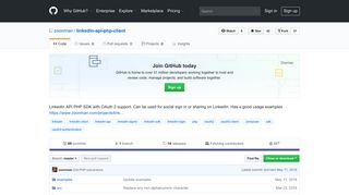 zoonman/linkedin-api-php-client - GitHub