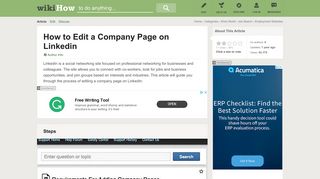 How to Edit a Company Page on Linkedin: 6 Steps (with Pictures)