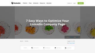 LinkedIn Company Page: 7 Easy Ways to Optimize Your Business ...