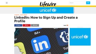 How to Sign Up and Create a LinkedIn Profile - Lifewire