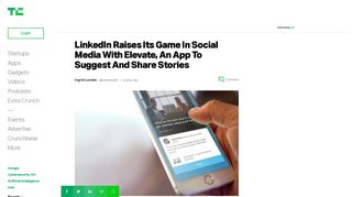 LinkedIn Raises Its Game In Social Media With Elevate, An App To ...