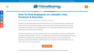 How To Find Employees on LinkedIn: Free, Premium & Recruiter