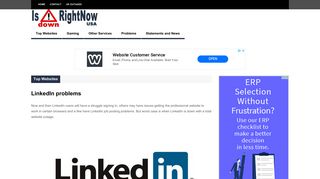 LinkedIn problems | Is Down Right Now USA