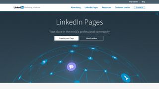 Create a LinkedIn Page – Join the World's Professional Community ...