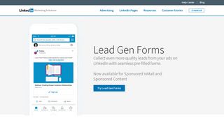 LinkedIn Lead Gen Forms | LinkedIn Marketing Solutions