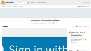 Integrating LinkedIn Social Login: 3 Steps