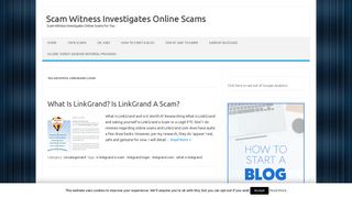 linkgrand login | - Scam Witness Investigates Online Scams