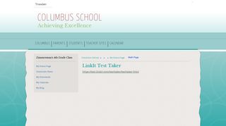 LinkIt Test Taker - Carteret School District