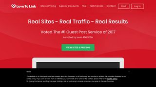 Love To Link - Real Sites - Real Traffic - Real Results