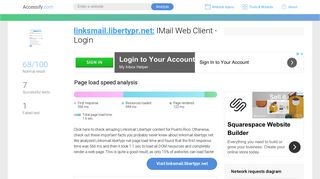 Access linksmail.libertypr.net. IMail Web Client - Login