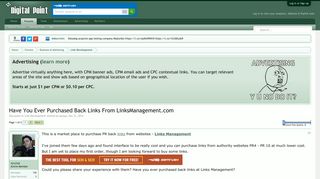 Have You Ever Purchased Back Links From LinksManagement.com ...