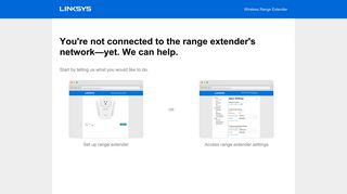 Wireless Range Extender - Linksys