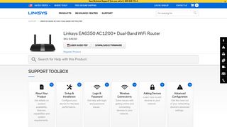 Linksys Official Support - Linksys EA6350 AC1200+ Dual-Band WiFi ...