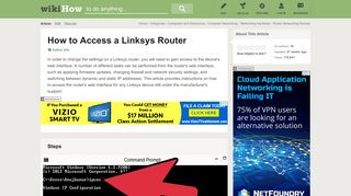 How to Access a Linksys Router: 4 Steps (with Pictures) - wikiHow