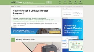 5 Ways to Reset a Linksys Router Password - wikiHow