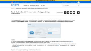 Linksys Official Support - How to check and update the router ...