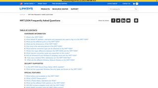 Linksys Official Support - WRT150N Frequently Asked Questions