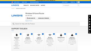 Linksys Official Support - Wireless-N Home Router