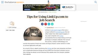 Tips for Using LinkUp.com to Job Search - The Balance Careers