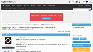 Linode - Login Issues - Linode Cloud Manager and Linode Community ...