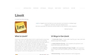 Lino It - Web 2.0For Writers