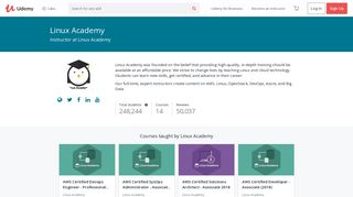 Linux Academy | Instructor at Linux Academy | Udemy