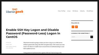Enable SSH Key Logon and Disable Password (Password-Less ...