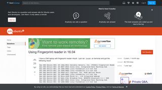 login - Using Fingerprint reader in 16.04 - Ask Ubuntu