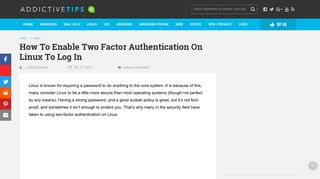 How To Enable Two Factor Authentication On Linux To Log In