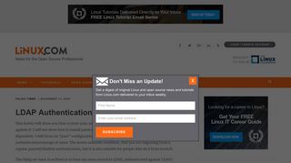 LDAP Authentication In Linux | Linux.com | The source for Linux ...