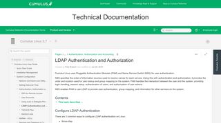 LDAP Authentication and Authorization - Cumulus Linux 3.7 ...