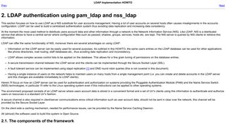 LDAP authentication using pam_ldap and nss_ldap - The Linux ...