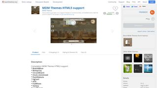 MDM Themes HTML5 support - www.gnome-look.org