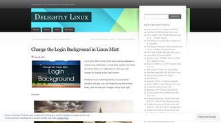 Change the Login Background in Linux Mint | Delightly Linux
