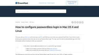 How to configure passwordless login in Mac OS X and Linux ...