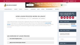 How login process work in Linux? - The Linux Juggernaut