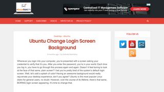 Ubuntu Change Login Screen Background – Linux Hint