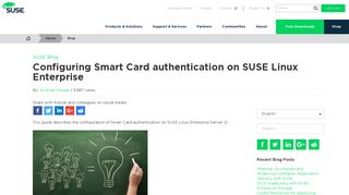 Configuring Smart Card authentication on SUSE Linux Enterprise ...