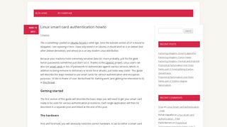 Linux smart card authentication howto | Firas Kraïem