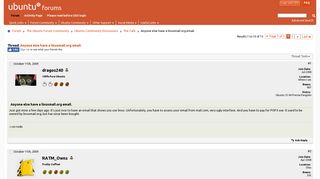 Anyone else have a linuxmail.org email. - Ubuntu Forums