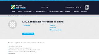 LINZ Landonline Refresher Training : New Zealand Institute of Surveyors