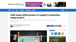 LINZ seeks AWS partner to support Landonline mega-project ...
