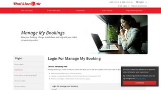 User Portal - Thai Lion Air