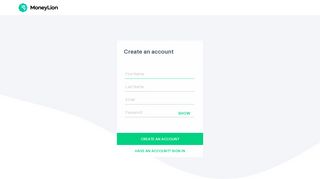 Create an Account | MoneyLion
