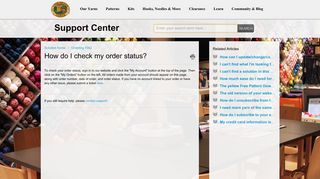 How do I check my order status? : Lion Brand Yarn