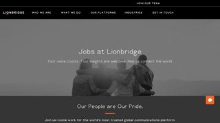 Join Us | Lionbridge